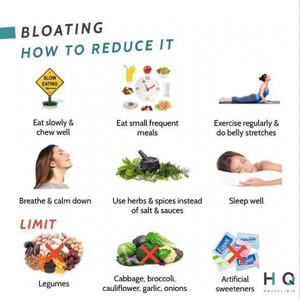 How to reduce bloating – The Healthquarters Polyclinic